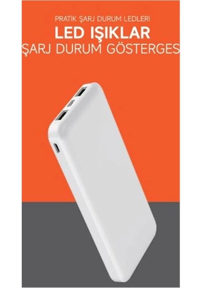 Snapmax SNP-3000 10.000 mAh Powerbank Beyaz