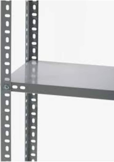 Raf Burada  4 Katlı Galvaniz Çelik Raf - Depo, Arşiv, Kiler, Dosya, Market Rafı-43x75x100 cm- 0.70 mm