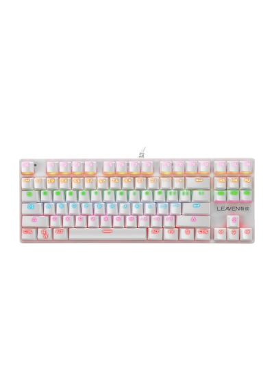 K550 Mekanik Oyuncu Klavyesi -değiştirilebilir Switch- Rainbow Rgb Aydınlatma-87 Tuş - Brown Switch