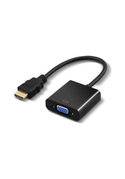 Hdmı To Vga Kablosu Çevirici Dönüştürücü Görüntü Adaptor Laptop M (409763041)