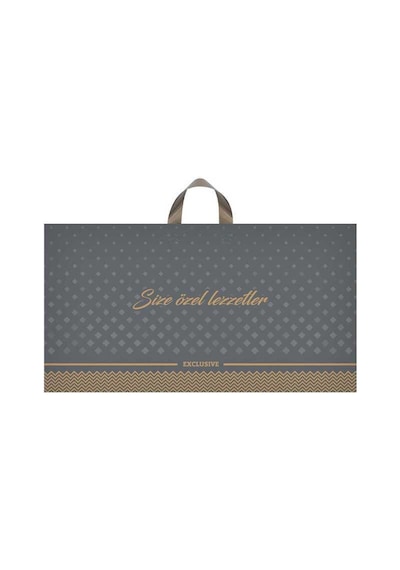 Tatlı Poşeti Kulplu 1000 Gr 50X27 Cm - 50 Adet N11.1132