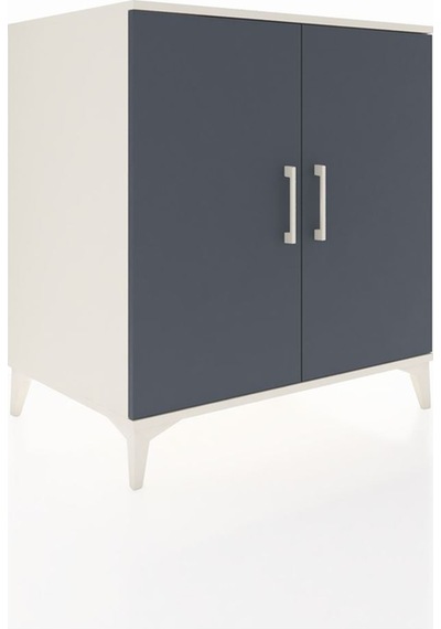 Kronos Şifonyer 2 Kapaklı 88x59x96 Aytaşı-antrasit Aytaşı