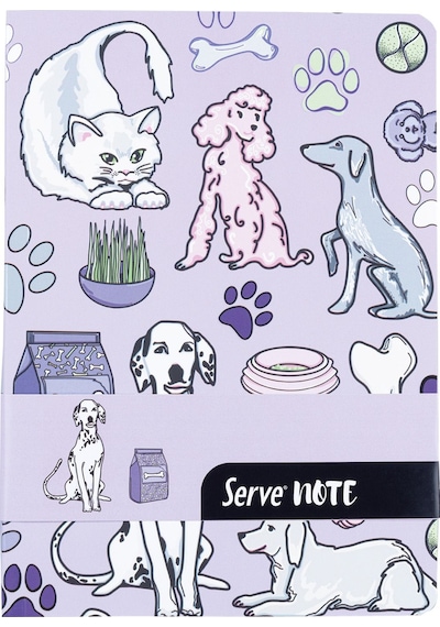 Serve Set- Defter, Serve Deep Uclu Kalem, Silgi Lavanta