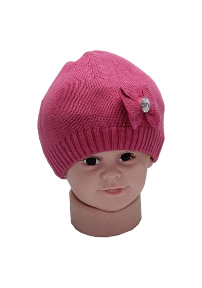 Bay Şapkacı Yazlık Kız Bebek Merserize Bere Fuşya 3932-Standart-Fuşya