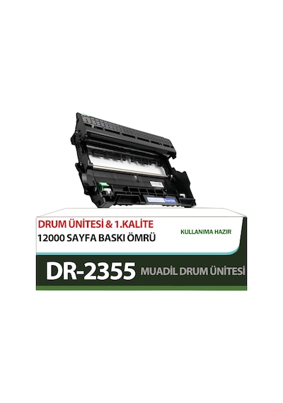 For Brother Dr-2355 Mfc-l2700dw Siyah Drum Ünitesi Muadil