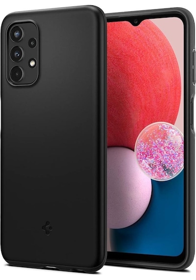 Spigen Galaxy A13 İle Uyumlu Kılıf Thin Fit Black