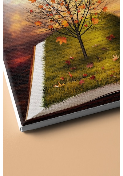 Webstyle Sayılarla Boyama Seti Kasnaklı Sonbaharın Kitabı 40 X 50 Cm