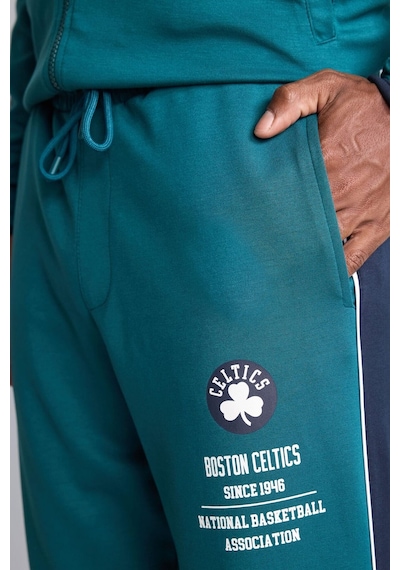 Defacto Nba Boston Celtics Yan Şeritli Standart Fit Dalgıç Kumaş Jogger H7761ax26augn1020 Yeşil-gn1020