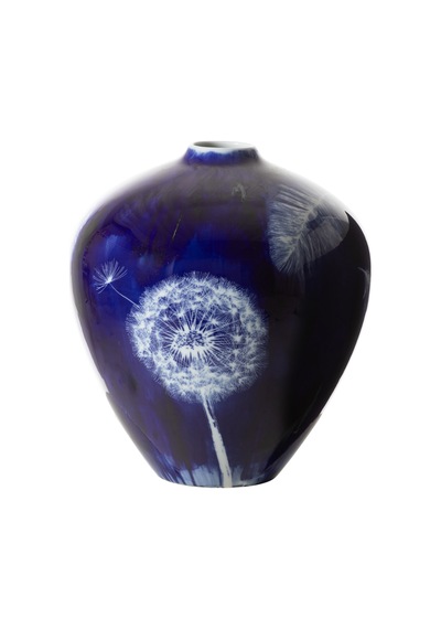 Mudo Home Amalfı Vazo 34x36 Cm Mavi
