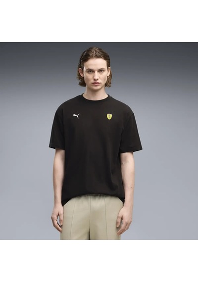 Puma Ferrari Car Graphic Tee 2 Erkek Siyah T-shirt & Polo