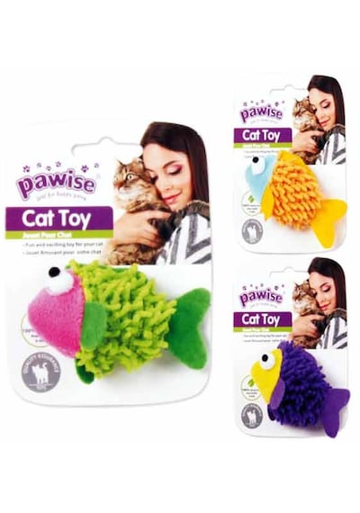 Pawise - 873 - Kumaş Oyuncak Meow - Edntrend - Meow Life-fish