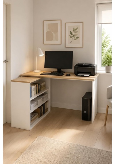 Modüler Köşe Masa Kitaplıklı Köşe Çalışma Masası Ofis Masası Bilgisayar Masası Çok Renkli Modüler Köşe Masa Kitaplıklı Köşe Çalışma Masası Ofis Masası Bilgisayar Masası Çok Renkli