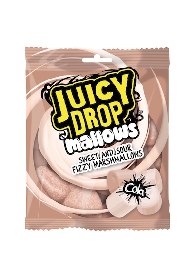 Juicy Drop Mallows Cola Sweet And Sour Fizzy Marshmallows 100g