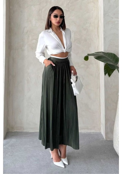 Verymoda Uzun Etek F1913 Haki
