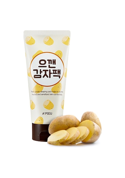 Missha Güneşten Yıpranmış Ciltler İçin Uyku Maskesi 130ml APIEU Mashed Potato Pack