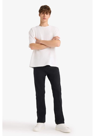 Defacto Sergio Regular Fit Normal Bel Boru Paça Jean Pantolon V0793az25wnnm40 Siyah-nm40