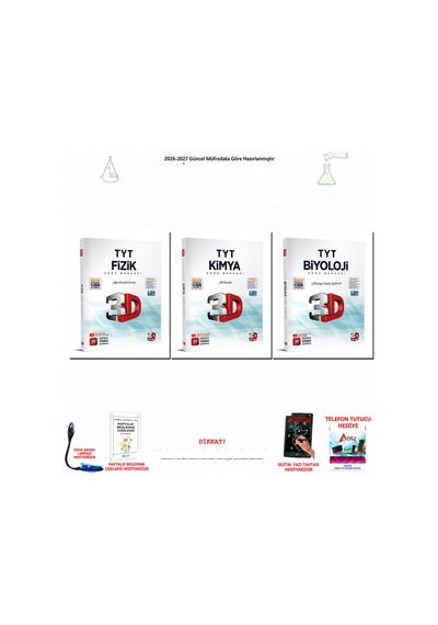 3d Tyt Soru Bankaları Fen 3 Ki 3 Kitap Seti