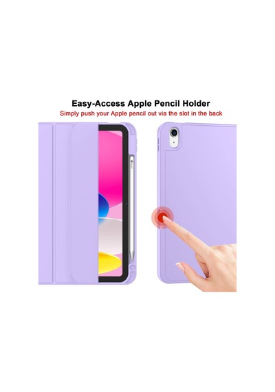 Apple Uyumlu iPad Air 11inç M2 2024 Kılıf Pen Charge Kalem Bölmeli A2902 A2903 A2904 Kılıf