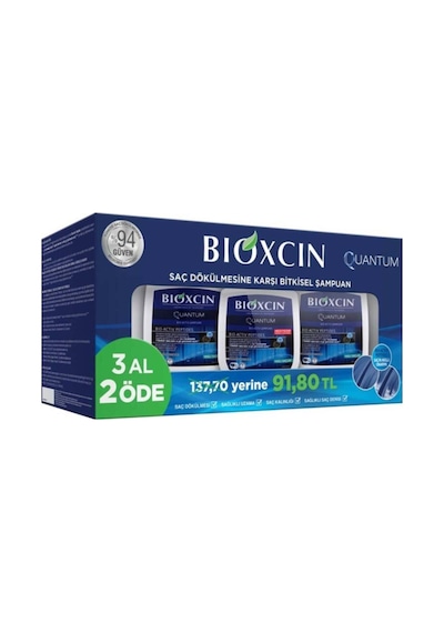 Quantum Bio-activ Şampuan 3 X 300 Ml