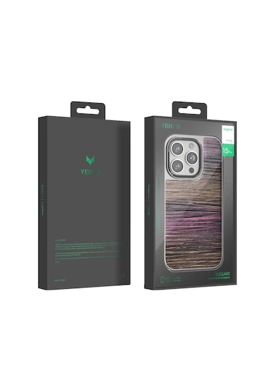 Venco Apple iPhone Uyumlu,  14 Pro Max Wave Kapak - Derin Mor