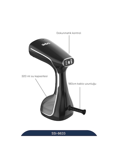 Sinbo SSI-6633 1640 W Dikey Buharlı Kırışıklık