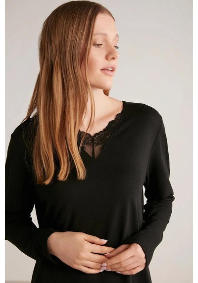 Lux Mood Pijama Takım Siyah