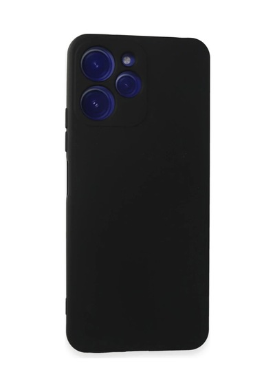 Xiaomi Redmi 12 Kılıf Nano İçi Kadife Silikon - Siyah 0.2M-Çok Renkli