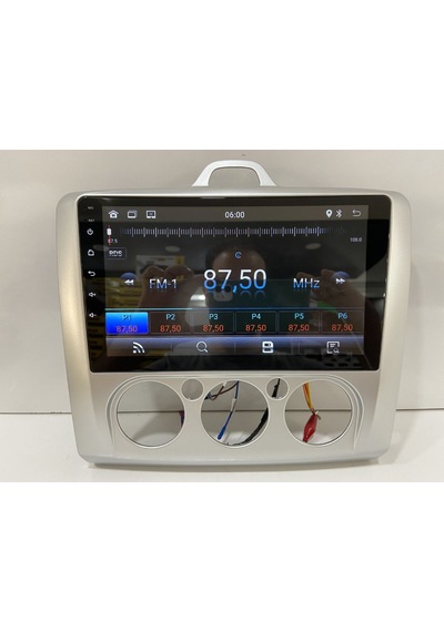 For-x Focus 2 Manuel 2005-2011 -9''android Gerçek 2+32 Gb / 4 Çekirdek 1.6ghz / Wıfı 5.0ghz / Bt 5.4-kablosuz Carplay-ahd Hd Geri Görüş Kamera  9"