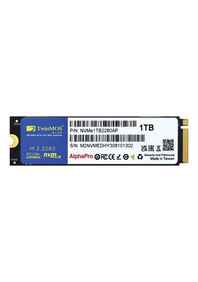 Twinmos Alphapro 1tb Nvme M.2 Ssd 3600/3250mb/s