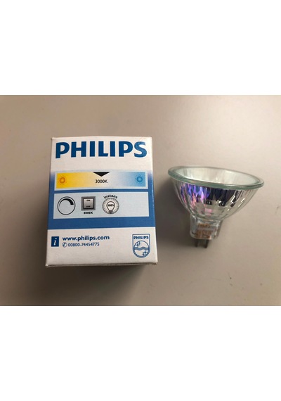 2 Adet Phılıps 12v 20w Mr 16 Gu 5.3 Çanak Halojen Çap:50mm