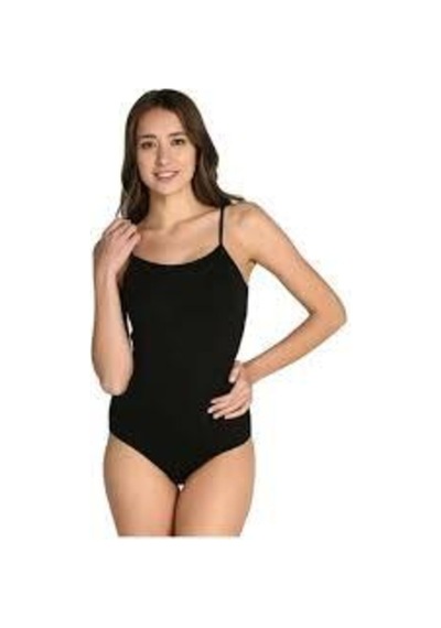 Tutku Kadın Siyah Paket Askılı Likralı Kancalı Çıtçıtlı 3'lü Body 0148 Siyah