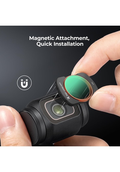 K&f Concept Manyetik Polarizasyon Filtreleri Cpl Djı Osmo Pocket 3 Creator Combo Aluminium İle Uyumlu