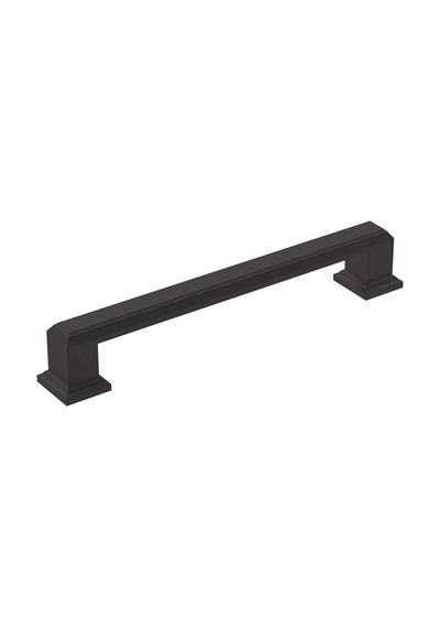 Amerock Dolap Çekme Mat Siyah 5-1/16 İnç 128 Mm Merkezden Merkeze Randevu 1 Paket Çekmece Çekme Dolap Kolu Dolap Donanımı