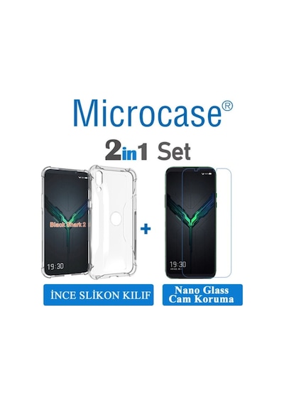 Xiaomi Black Shark 2 0.2 Mm Ince Silikon Kilif + Nano (Seçin) 361125823