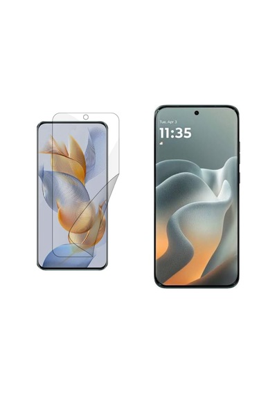 Motorola Edge 70 Fusion İle Uyumlu Hidrojel Nano Film Hd Şeffaf Ekran Koruyucu Tempered Cam Değildir