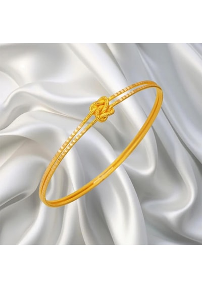 Leva Gold 22 Ayar Kalemli Aşk Düğümü Bilezik 15 Gr