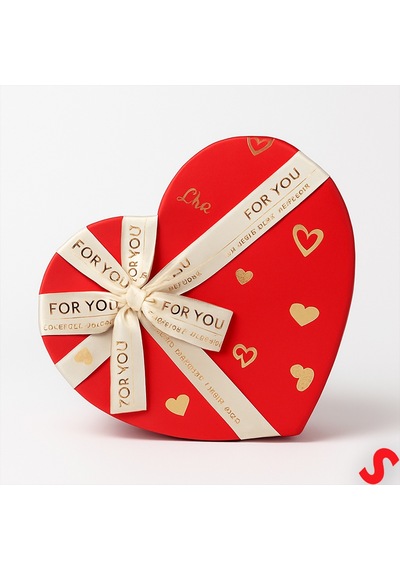 Kalp Kutu Fiyonklu Love Model 18,5x17x7,5cm - Orta Boy