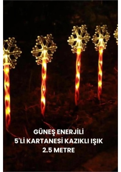Kartanesi Solar Led Işık, Cadılar Bayramı Güneş Enerjili Noel Zemin Yürüyüş Yolu Işık Sarı