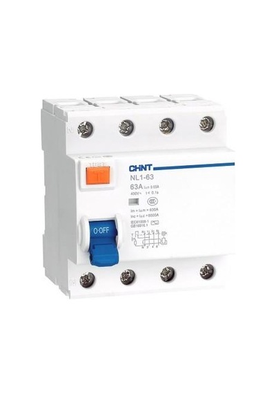 Chınt 200223 Kaçak Akım Koruma 4X25A 30Ma Ac 6Ka