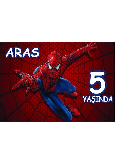 Kişiye Özel Doğum Günü Afişi 70x100 Vinil - Branda - Afiş- Pankart Çok Renkli