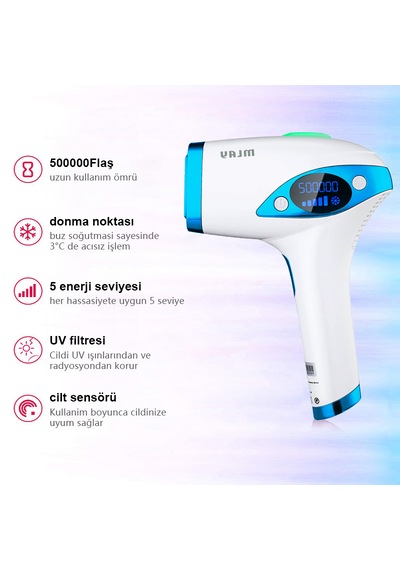 Mlay T4 Mavi Ipl Lazer Epilasyon Cihazı