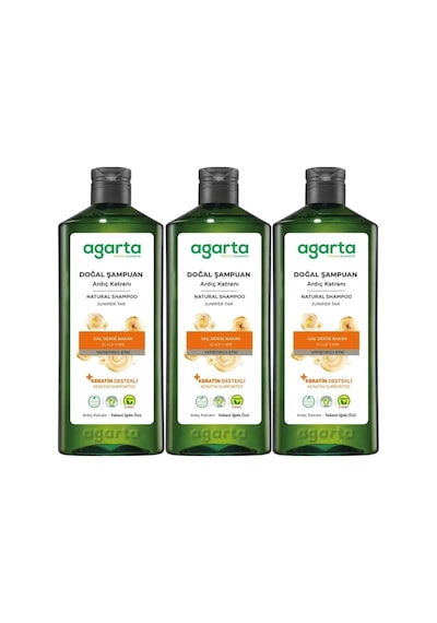 Agarta Doğal Şampuan 400 Ml Ardıç Katranı Ve Keratin Kepekli 28133437