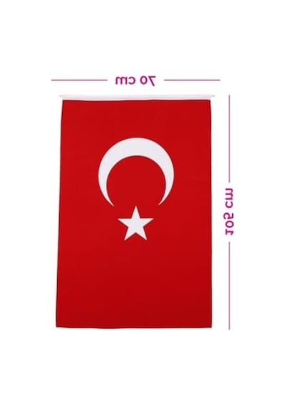 Türk Bayrağı Kumaş 70x105 Cm Hava Koşullarına Dayanıklı 1000 x 1500 CM