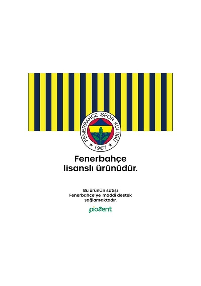 İphone 15 Uyumlu Fenerbahçe Büyük Logo Şeffaf Lisanslı Telefon Kılıfı