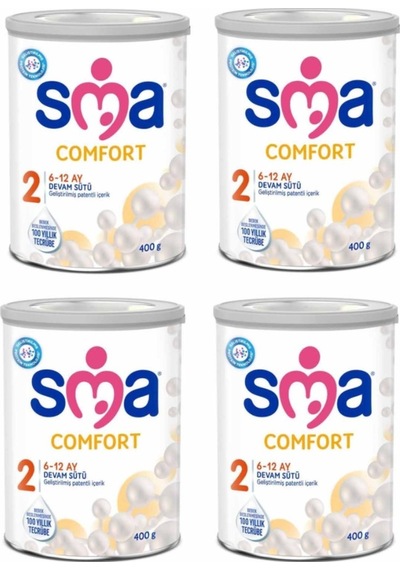 Sma Comfort 2 Devam Sütü 6-12 Ay 4 x 400 G