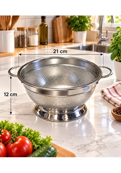 Ayaklı Süzgeç 21 Cm Küçük Boy Renkli