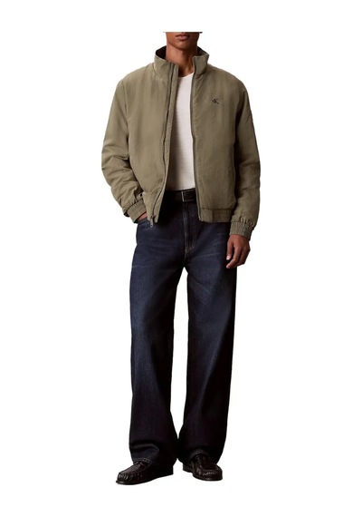 Calvin Klein Ls Padded Nylon Harr, Ldy Haki Erkek Ceket Yeşil