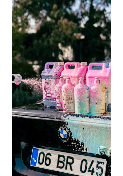Factor360 Cherry Touch Pembe Renkli Oto Yıkama Köpüğü Oto Şampuan 1:15 Konsantre 5 L