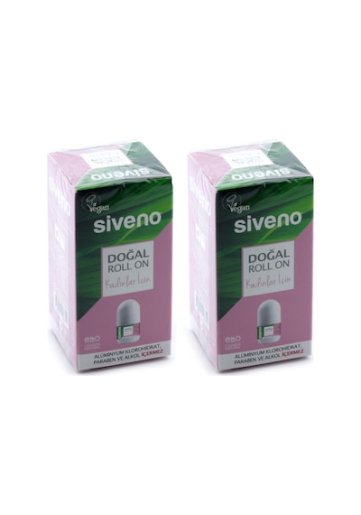 Siveno Doğal Kadın Roll-On 2 x 50 ML