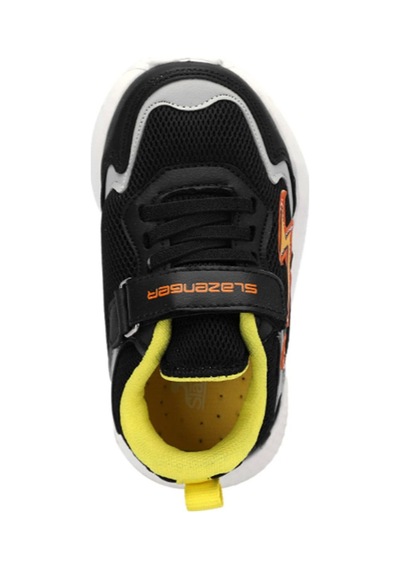 Slazenger KAORU IN Çocuk Cırt Cırtlı Siyah / Beyaz Sneaker